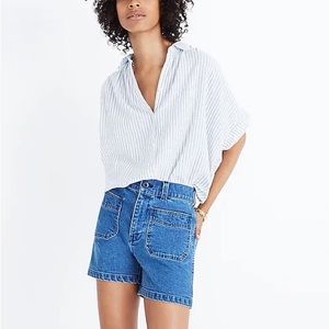 Madewell Denim Shorts with Front Pockets